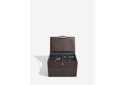 Stackers Mens Set Of 2 Watch & Cufflink Stackers Brown Stackers Mens Set Of 2 Watch & Cufflink Stackers Brown