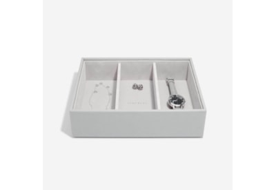 Classic Deep 3 Section Stacker Pebble Grey Classic Deep 3 Section Stacker Pebble Grey