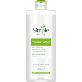 Simple Micellar Cleansing Water 400Ml Simple Micellar Cleansing Water 400Ml
