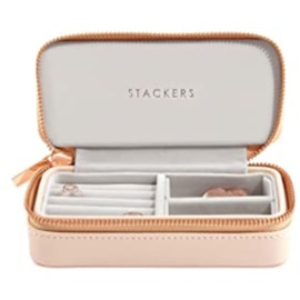 Stackers Travel Jewellery Box Blush Pink Medium Stackers Travel Jewellery Box Blush Pink Medium