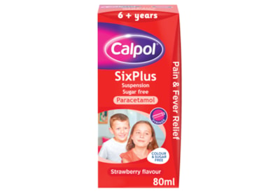 Calpol 6 Plus Sugar Free 80ml (75479)