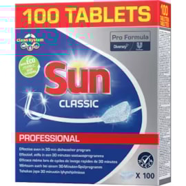 Sun Dishwasher Tabs Classic 100'S Sun Dishwasher Tabs Classic 100'S