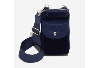 Lc.designs Mini Crossbody Velvet Bag Navy Lc.designs Mini Crossbody Velvet Bag Navy