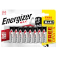 Energizer Max AA Batteries 8+4 Energizer Max AA Batteries 8+4