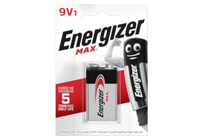 Energizer Max 9v Battery (ENER6LR61B1MAX)