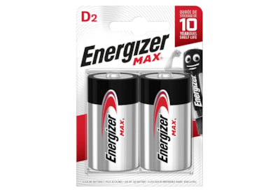 Energizer Max D Batteries 2s (ENERLR20B2MAX)