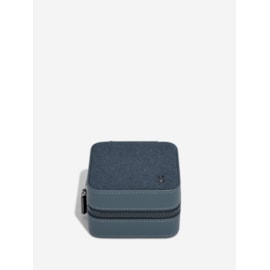 Stackers Travel Jewellery & Watch Box Blue