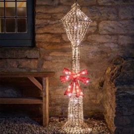 Three Kings Glitter Twist Lamp Post Gold 1.2m Three Kings Glitter Twist Lamp Post Gold 1.2m