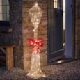 Three Kings Glitter Twist Lamp Post Gold 1.5m