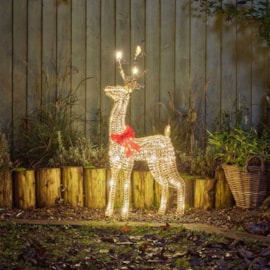 Three Kings Glitter Twist Reindeer Gold 80cm Three Kings Glitter Twist Reindeer Gold 80cm