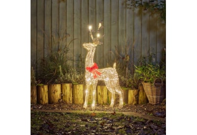 Three Kings Glitter Twist Reindeer Gold 80cm Three Kings Glitter Twist Reindeer Gold 80cm