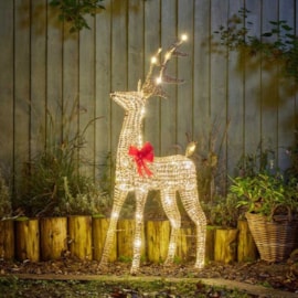 Three Kings Glitter Twist Reindeer Gold 95cm Three Kings Glitter Twist Reindeer Gold 95cm