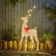 Three Kings Glitter Twist Reindeer Gold 95cm Three Kings Glitter Twist Reindeer Gold 95cm