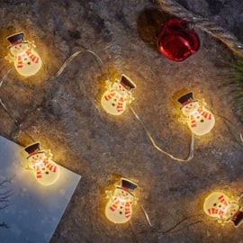 Three Kings 20 Snowman String Lights Three Kings 20 Snowman String Lights