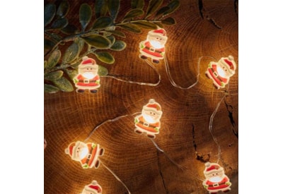 Three Kings 20 Santa String Lights Three Kings 20 Santa String Lights