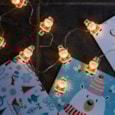 Three Kings 10 Santa String Lights