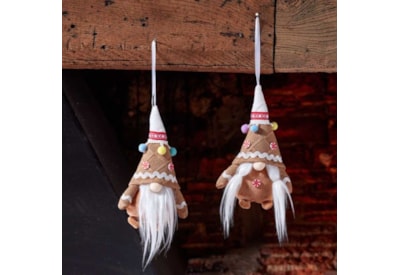 Three Kings Gingerbread Gonk Pendant 17cm Three Kings Gingerbread Gonk Pendant 17cm