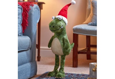 Three Kings Green Festive Large Dino 45cm Three Kings Green Festive Large Dino 45cm