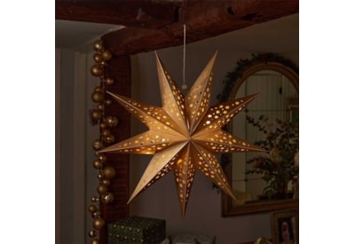 Three Kings Inlit Origami Star Gold Three Kings Inlit Origami Star Gold