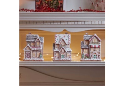 Three Kings Gingerbread Candy Town House 14cm Three Kings Gingerbread Candy Town House 14cm