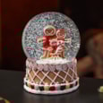 Three Kings Gingerbread Snow Sphere 6cm Three Kings Gingerbread Snow Sphere 6cm