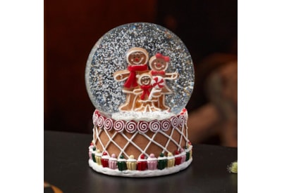 Three Kings Gingerbread Snow Sphere 6cm Three Kings Gingerbread Snow Sphere 6cm