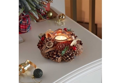 Three Kings Winter Spice Solo Candle Holder 15cm Three Kings Winter Spice Solo Candle Holder 15cm