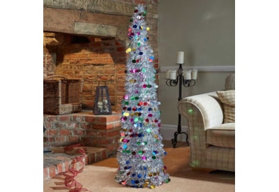 Three Kings Pop-up Gatsby Tree Silver 1.5m Three Kings Pop-up Gatsby Tree Silver 1.5m
