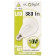Ecolight 10w Led E27 Gls 3000k Dimmable Light Bulb (EC79010)