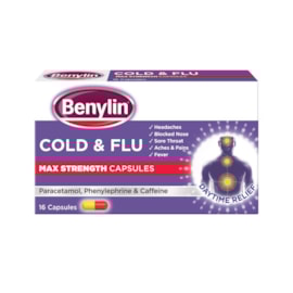Benylin Cold & Flu Max 6/5* 16s Benylin Cold & Flu Max 6/5* 16s