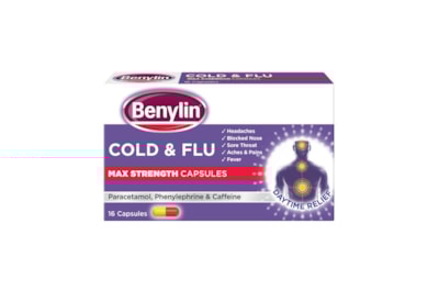 Benylin Cold & Flu Max 6/5* 16s Benylin Cold & Flu Max 6/5* 16s