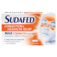 Sudafed Congestion & Headache Relief 6/5* 16s (79198)