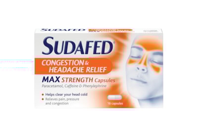 Sudafed Congestion & Headache Relief 6/5* 16s Sudafed Congestion & Headache Relief 6/5* 16s
