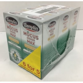Benylin Mucus Max Honey & Lemon  6/5* 150ml (79252)