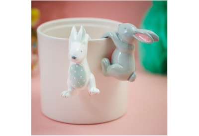 Bunny Ceramic Pot Hanger 2 Asst (7BU138)