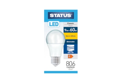 Status 8.5w Led Gls E27 Warm White Dimmable Bulb Status 8.5w Led Gls E27 Warm White Dimmable Bulb