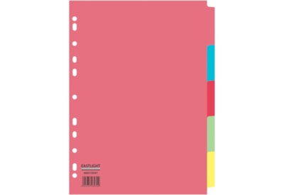 5 Part Card Subject Dividers A4 5 Part Card Subject Dividers A4
