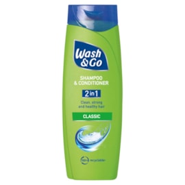 Wash&go Shampoo Classic 2in1 200ml (8370454)