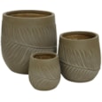 Fibre Clay Planter Taupe (802530LARGE)