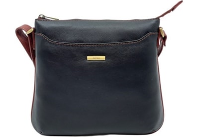 Nova Leather Cross Body Bag Black /tan Nova Leather Cross Body Bag Black /tan