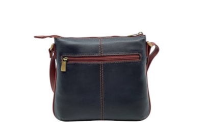 Nova Leather Cross Body Bag Navy/tan Nova Leather Cross Body Bag Navy/tan