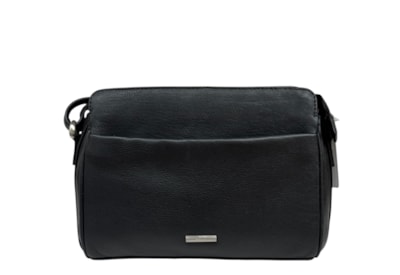 Nova Zip Top Shoulder Bag Black Nova Zip Top Shoulder Bag Black