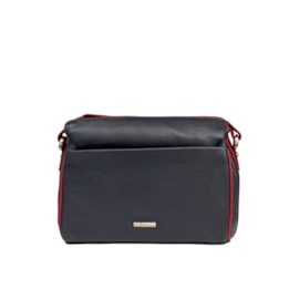 Nova Zip Top Shoulder Bag Navy/Claret Nova Zip Top Shoulder Bag Navy/Claret