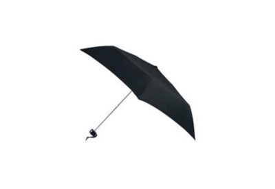 Totes Isotoner Totes Mini Plain Black Umbrella (8130BLK)