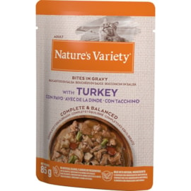 Natures Menu Original Pate Bites in Gravy Turkey 85g (966224)