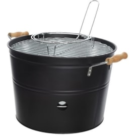 Fire Pit & Bbq Bucket Black 846416 Fire Pit & Bbq Bucket Black 846416
