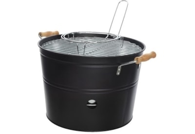 Fire Pit & Bbq Bucket Black 846416 Fire Pit & Bbq Bucket Black 846416