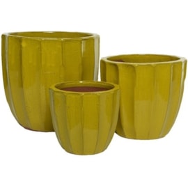 Maya Planter Yellow Large 36cm Maya Planter Yellow Large 36cm