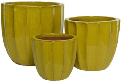 Maya Planter Yellow Large 36cm Maya Planter Yellow Large 36cm