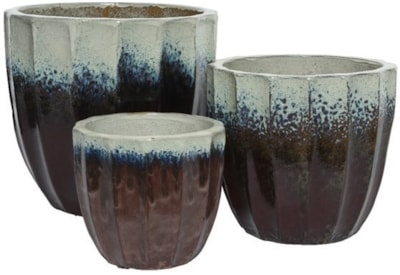 Maya Planter White & Red Large 36cm Maya Planter White & Red Large 36cm